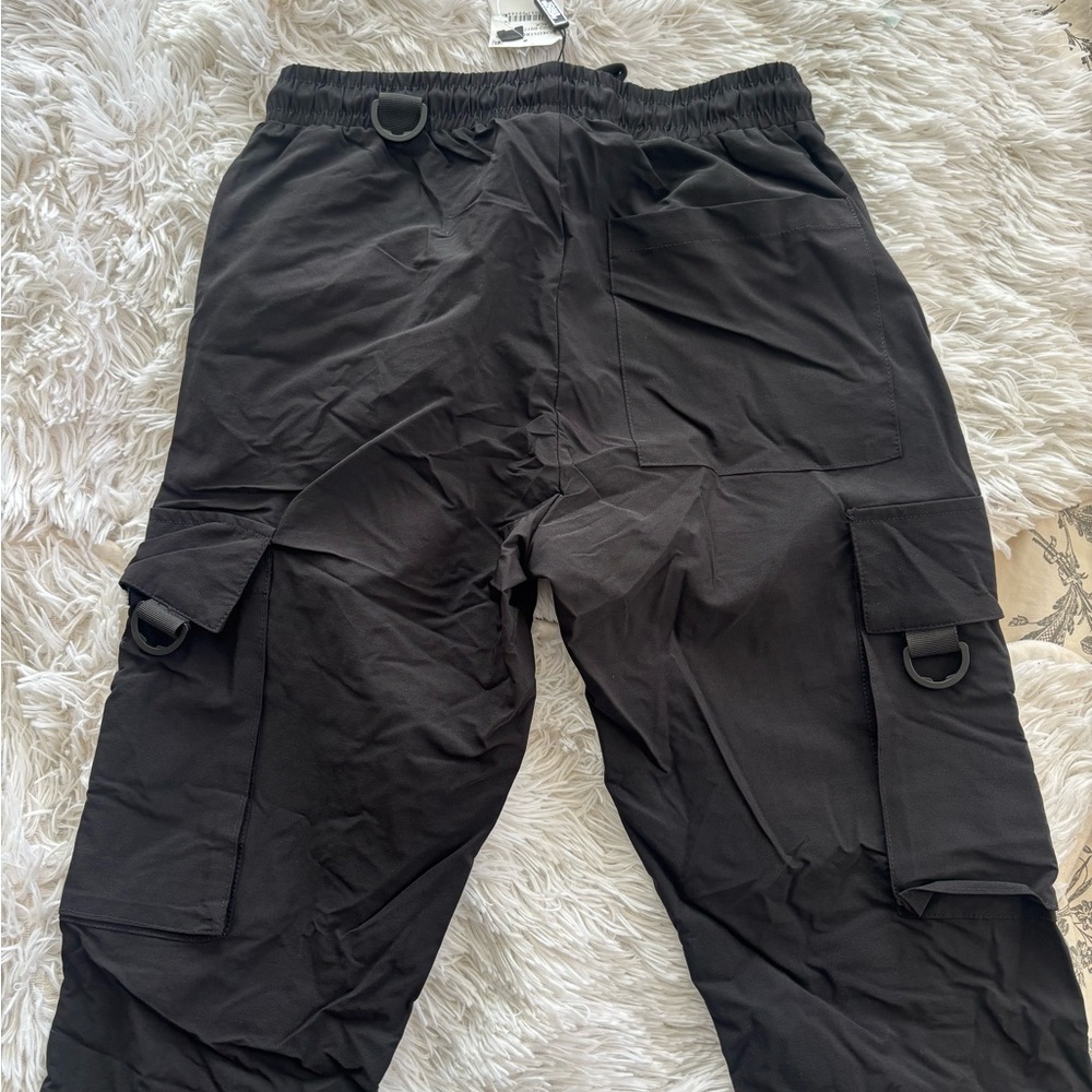 American Stitch Black Utility Cargo Pants D-Ring Zip Hem NWT Sz S - Picture 9 of 13